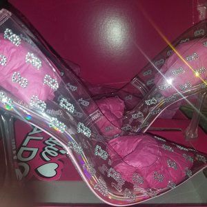 Barbie x Aldo Bling Barbietessy heels - Size Women's 11